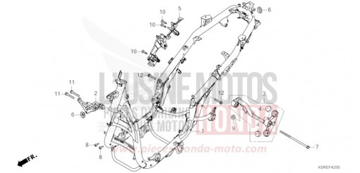 CARROSSERIE DE CHASSIS SH125ADT de 2026